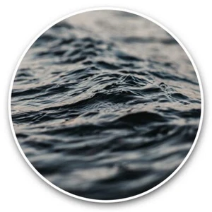 2 x Vinyl Stickers 20cm - Ocean Lake Water River Nature Sea #45902 - Photo 1/8