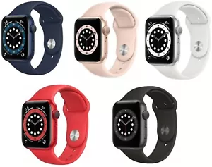 Apple Watch Series 6 40mm 44mm GPS+ WIFI + LTE UNLOCKED - All Colors - Good - Picture 1 of 6