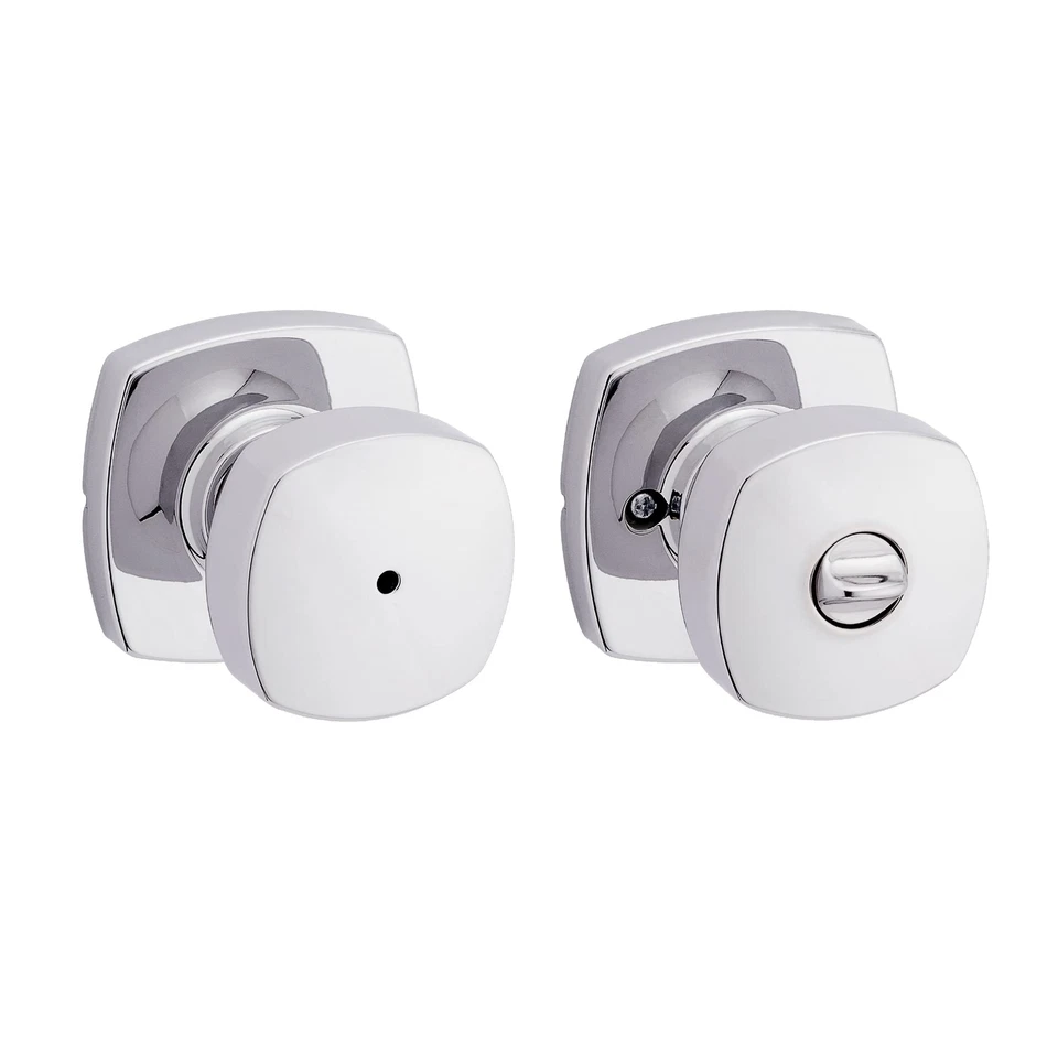 Kwikset 97300-965 Arroyo Knob Interior Privacy Door Knob with Lock Door Handle