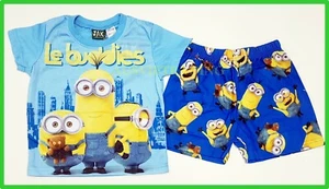 Despicable Me Minion boys girls Pyjamas kids tshirt top shorts pajamas sleepwear - Picture 1 of 1