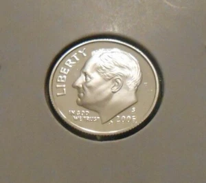 2005 S  Proof  Roosevelt Silver Dimes GEM W/ Free Ship - Picture 1 of 2