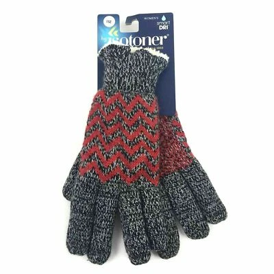 Guantes Isotoner Mujer OS Inteligentes Dri Tejido Piel Sintética Forro Transpirable Repele el Agua Foto 1 de 3