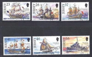 TRIKOT, 2001, ROYAL NAVY SHIPS, JERSEY, SG 979-84, FINE USED, KAT 5,50£ - Bild 1 von 1