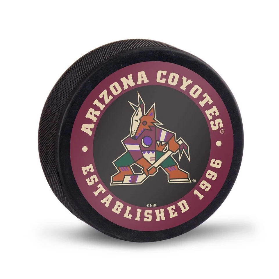 ARIZONA COYOTES EST. Disco de hockey de recuerdo 1996 nuevo Wincraft 🏒 Foto 1 de 1