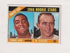 1966 Topps # 164 White Sox Rookies / T. Agee EX. ! Free Ship !