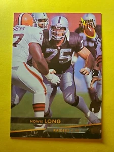 HOF HOWIE LONG #222 OAKLAND RAIDERS - VILLANOVA WILDCATS - 1993 ULTRA NFL - Foto 1 di 3