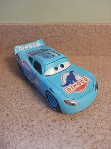 Disney Pixar Cars JADA 1:24 SCALE DINOCO LIGHTNING MCQUEEN DIECAST MODEL HTF - Picture 1 of 9