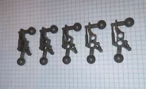 5 Dark Gray Lego 32173 Star Wars Mindstorms Bionicle 5 pcs leg arm Technic ball - Picture 1 of 24