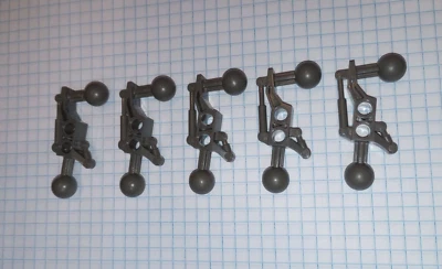 5 Dark Gray Lego 32173 Star Wars Mindstorms Bionicle  5 pcs leg arm Technic ball - Image 1 of 4
