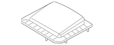 Cubierta de filtro de aire genuina Ford Lincoln MKZ Fusion 2013-2014 DS7Z-9661-E Foto 1 de 2