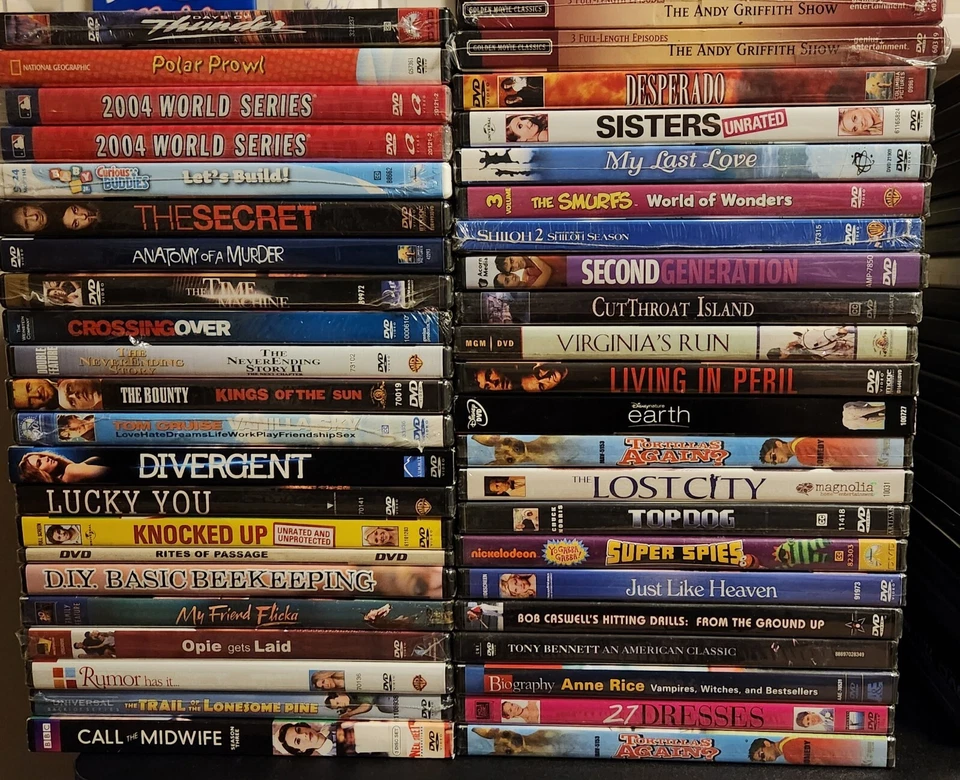 DVD Lot, All Brand New, Factory Sealed! $2-$20. Pick & Choose. - Image 1 of 1