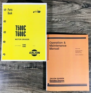Galion T500C Motor Grader Parts Operators Manual Set Owners Catalog 07995-10739 - Picture 1 of 20