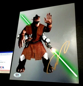 STAR WARS CLONE WARS Dave Fennoy SIGNED 8X10 Photo PSA COA PONG KRELL - Picture 1 of 2