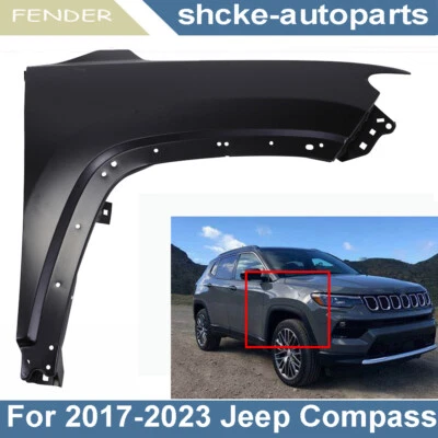 Front Right Side Fender For 2017 2018 2019 2020 2021 2022 2023 Jeep Compass US — 第 1/4 张图片