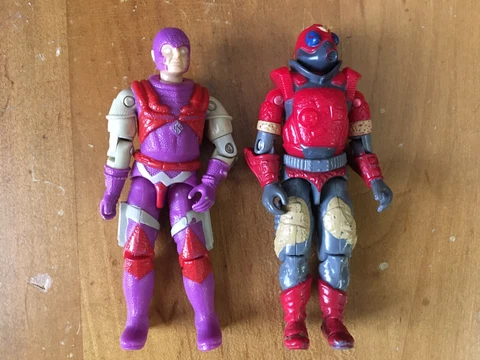 Vintage GI Joe 1987 Cobra-LA Team v1 NEMESIS ENFORCER and ROYAL GUARD Cover