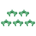 Lab Joint Clip Plastic Clamp for 14/20 or 14/35 Glass Taper Joints Green 5Pcs