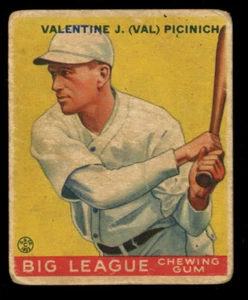 1933 Goudey 118 Val Picinich Brooklyn Dodgers - Picture 1 of 2