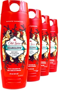 4 Ct Old Spice Wild Collection 16 Oz Bearglove Body Wash Fresh Confident Scent - Picture 1 of 1