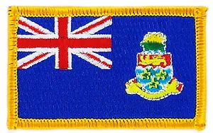 FLAG PATCH PATCHES CAYMAN ISLANDS IRON ON COUNTRY EMBROIDERED SMALL - Bild 1 von 1