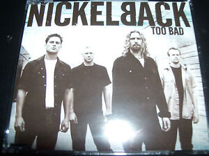 Nickelback Too Bad Rare Australian 3 Track CD Single - Like New