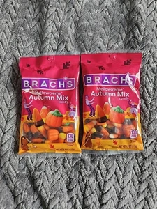 Brach's Mellowcreme Autumn Mix Candy 4,2 once sacchetti LOTTO di 2 SIGILLATI NUOVI 04/2026 - Foto 1 di 4