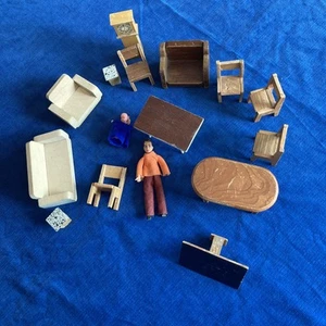 Lundby Doltoi Lot Furniture Doll 50’s? 60’s? - Picture 1 of 8