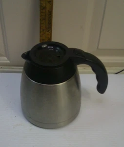 Mr. Coffee Stainless Steel Insulated Coffee Pot Carafe Replacement W/Lid - Picture 1 of 5