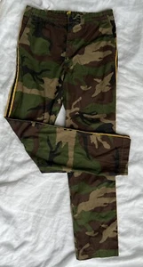 Polo Ralph Lauren Boys 16 Camo Pants Racing Stripe Blokecore Sporty Grunge - Picture 1 of 5