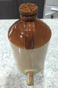 Pearson’s Of Chesterfield 1 Gallon Stoneware Dispensing Crock With Spigot - Picture 1 of 9