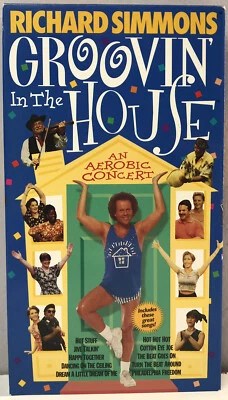 Richard Simmons Groovin in the House VHS Video Tape Exercise Aerobics Nearly New - Image 1 of 4