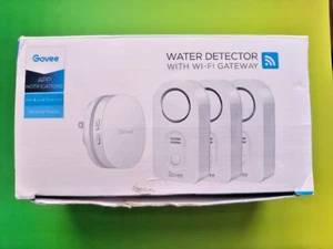 Govee WiFi Water Sensor 3 Pack, Smart Water Detector - Picture 1 of 3