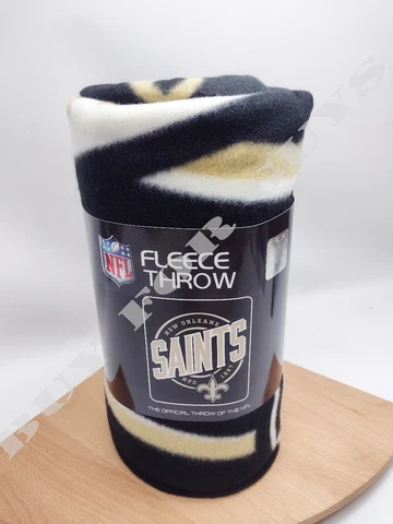 New Orleans Saints Fleece Throw Blanket - NFL Football (campaign) 50 x 60 inches Cover