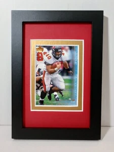 Mike Alstott Tampa Bay Buccaneers Framed Football Card Plaque 2000 Upper Deck - Picture 1 of 4
