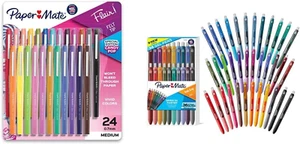 Flair Felt Tip Pens, Medium Point, Limited Edition Candy Pop Pack, 24 Count (... - Picture 1 of 7