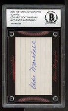 2017 Historic Autographs Scripts Auto Signed BAS Beckett (3) - Ed "Doc" Marshall
