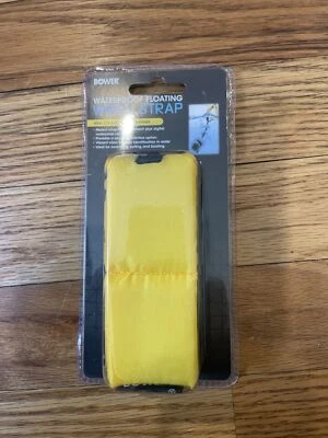 Bower yellow waterproof floating camera wrist strap water swimming beach pool - Image 1 of 4