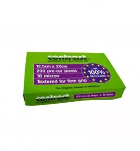 Contrast Pre-Cut Aluminium Foil Hair Colour/Tint 18 Micron 200pk - Picture 1 of 1