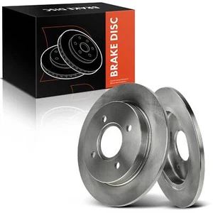 Disc Brake Rotors for Ford Fiesta 2014-2019 Focus 2001-2007 Rear Left & Right - Picture 1 of 8