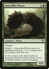 FOIL Gravetiller Wurm | MtG Magic Dark Ascension | English | Near Mint