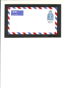 NEW ZEALAND PRE STAMPED ENVELOPE UNUSED "Air Mail" Up Graded 10 + 2 Cents QE11 - Picture 1 of 2