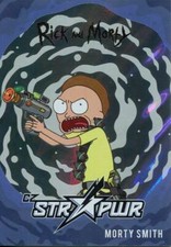 Rick & Morty Season 2 Blue CZ STR PWR Chase Card SP2 Morty Smith