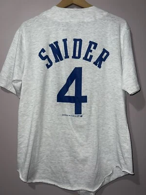 VINTAGE 1991 DUKE SNIDER BROOKLYN DODGERS COPPERSTOWN COLLECTION JERSEY SHIRT - Image 1 of 4