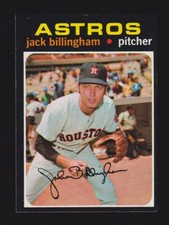 1971 TOPPS #162  Jack Billingham  HOUSTON ASTROS  EX-MINT  A