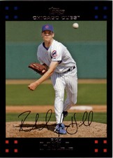 2007 Topps Chicago Cubs Baseball Card #41 Rich Hill