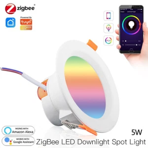 Faretto LED da incasso dimmerabile 5W Bluetooth WIFI RGB WW CW spot incasso soffitto - Foto 1 di 9