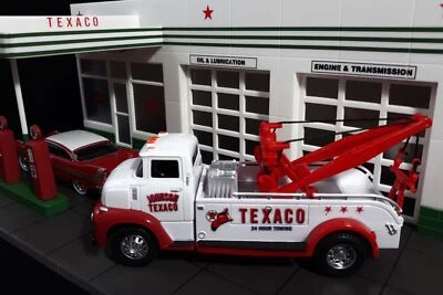 Camión de remolque Ford 1956 retirado de 5 1/2 pulgadas estación de servicio Texaco escala O nuevo en caja Foto 1 de 4
