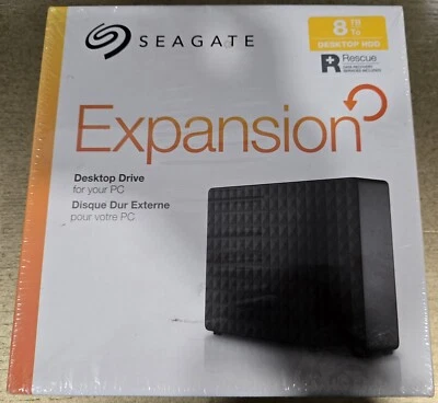 Seagate Expansion (STEB8000100) 8 TB USB 3.0 External Hard Drive HDD #SRD0NF2 - Image 1 of 4