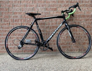 FOR PARTS Broken Cannondale Caad 9 cyclocross 2009 56cm Easton Wheels - Picture 1 of 8