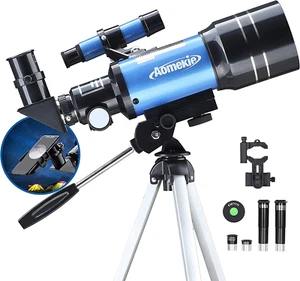 70Mm Reflector Astronomical Telescope 150X with Phone Adapter for Moon Watching - Picture 1 of 10