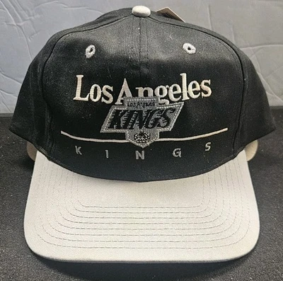 Vintage Los Angeles Kings Twins Enterprise NHL SnapBack Hat New With Tags - Image 1 of 4